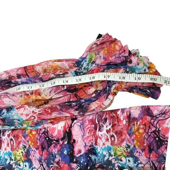 Chiara Boni La Petite Robe Floral Print Off-the-Shoulder Blouson‎ Sleeve Dress - Picture 10 of 11